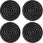Trudeau - Pack of 4 Non Skid Coasters - 0578422