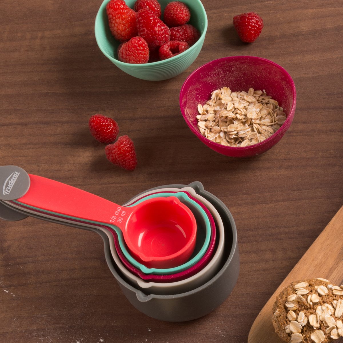Trudeau - Pack of 5 Assorted Measuring Cups - 09913081