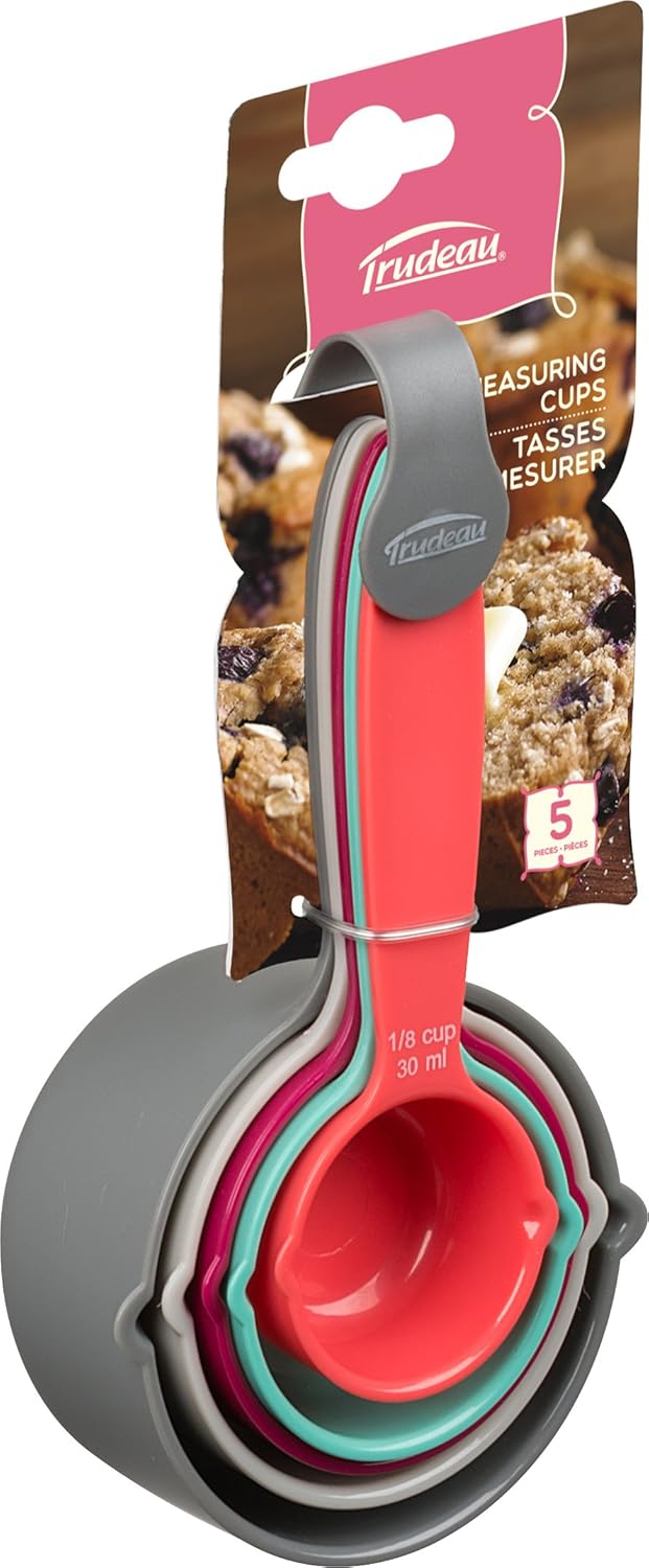 Trudeau - Pack of 5 Assorted Measuring Cups - 09913081