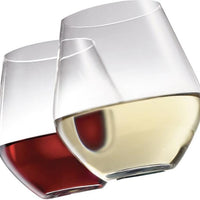 Trudeau - Prime 17 oz Stemless Wine Glasses, Pack of 4 - 4900825
