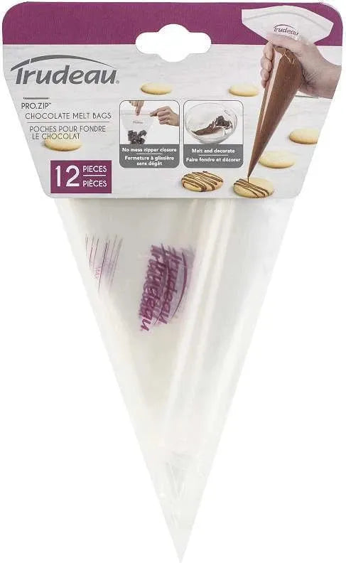 Trudeau - Pro Zip Chocolate Melt Bags, Pack of 12 - 05119138