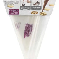 Trudeau - Pro Zip Chocolate Melt Bags, Pack of 12 - 05119138