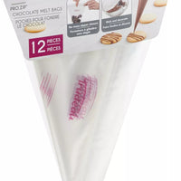 Trudeau - Pro Zip Chocolate Melt Bags, Pack of 12 - 05119138