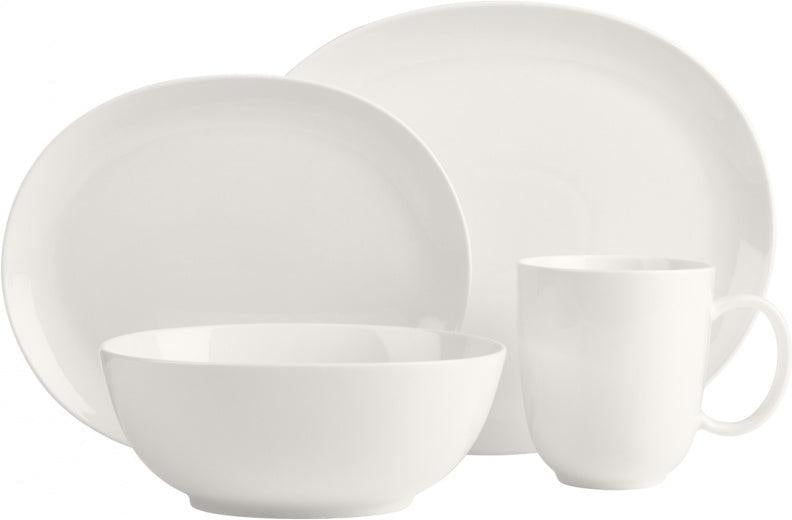 Trudeau - Pure Oval 16 Pc Dinnerware Set with Mug - 07720802