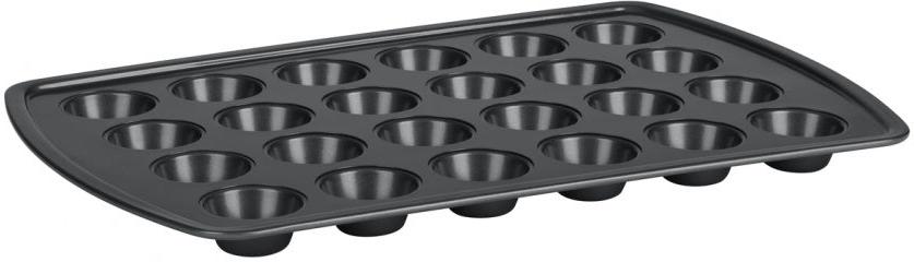 Trudeau - Resistech 24 Cavity Metal Mini Muffin Pan - 05123027
