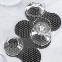 Trudeau - Silicone 6 Slots Foldable Glass Drying Mat - 0971522