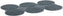 Trudeau - Silicone 6 Slots Foldable Glass Drying Mat - 0971522