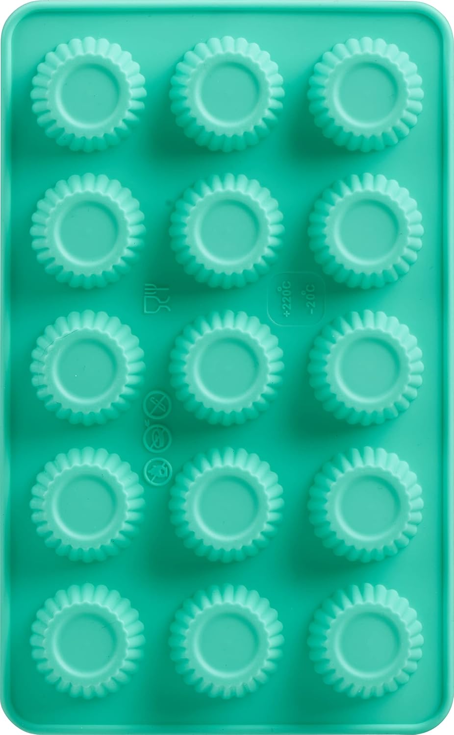 Trudeau - Silicone Cupcake Shaped Chocolate Mold, Pack of 2 - 09916007
