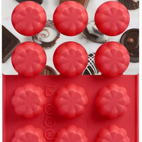Trudeau - Silicone Flower Shaped Chocolate Mold, Pack of 2 - 09916008