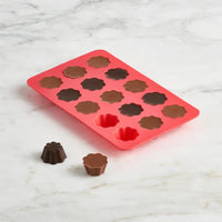 Trudeau - Silicone Flower Shaped Chocolate Mold, Pack of 2 - 09916008