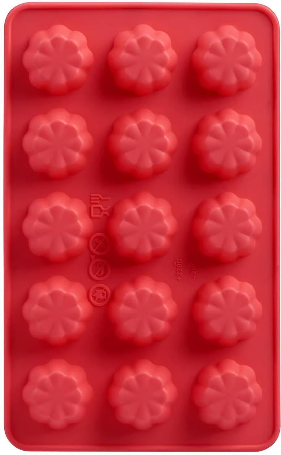 Trudeau - Silicone Flower Shaped Chocolate Mold, Pack of 2 - 09916008