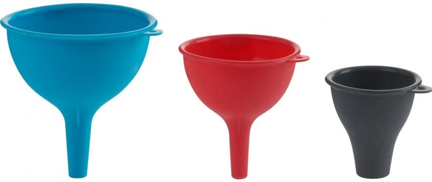 Trudeau - Silicone Funnels, Pack of 3 - 0519053
