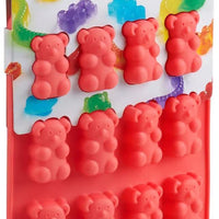 Trudeau - Silicone Gummy Bears Shaped Chocolate Mold, Pack of 2 - 05119229
