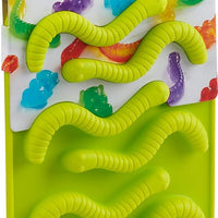 Trudeau - Silicone Gummy Worm Shaped Chocolate Mold, Pack of 2 - 05119226