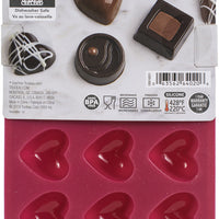 Trudeau - Silicone Heart Shaped Chocolate Mold, Pack of 2 - 09916001