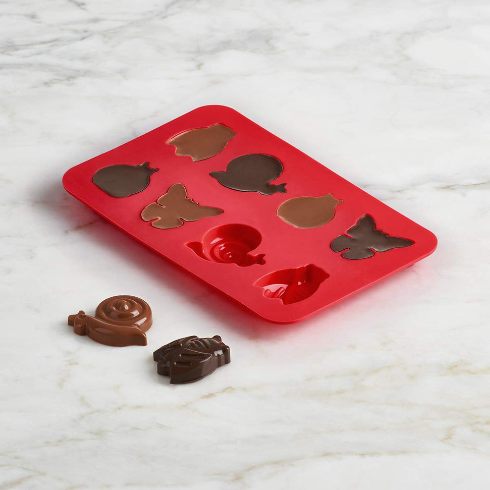 Trudeau - Silicone Little Creatures Shaped Chocolate Mold, Pack of 2 - 09916012