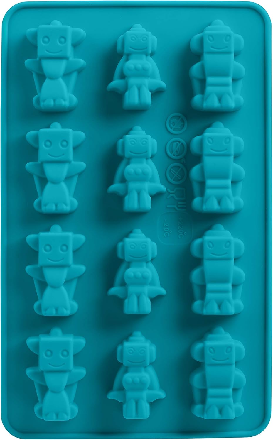 Trudeau - Silicone Robot Shaped Chocolate Mold, Pack of 2 - 09916014