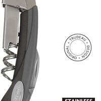 Trudeau - Silver/Grey Metal Double Lever Corkscrew Bottle Opener - 057508