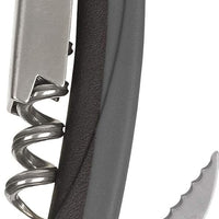 Trudeau - Silver/Grey Metal Double Lever Corkscrew Bottle Opener - 057508
