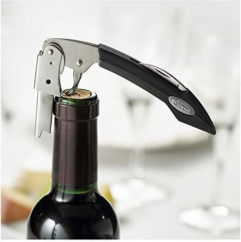 Trudeau - Silver/Grey Metal Double Lever Corkscrew Bottle Opener - 057508