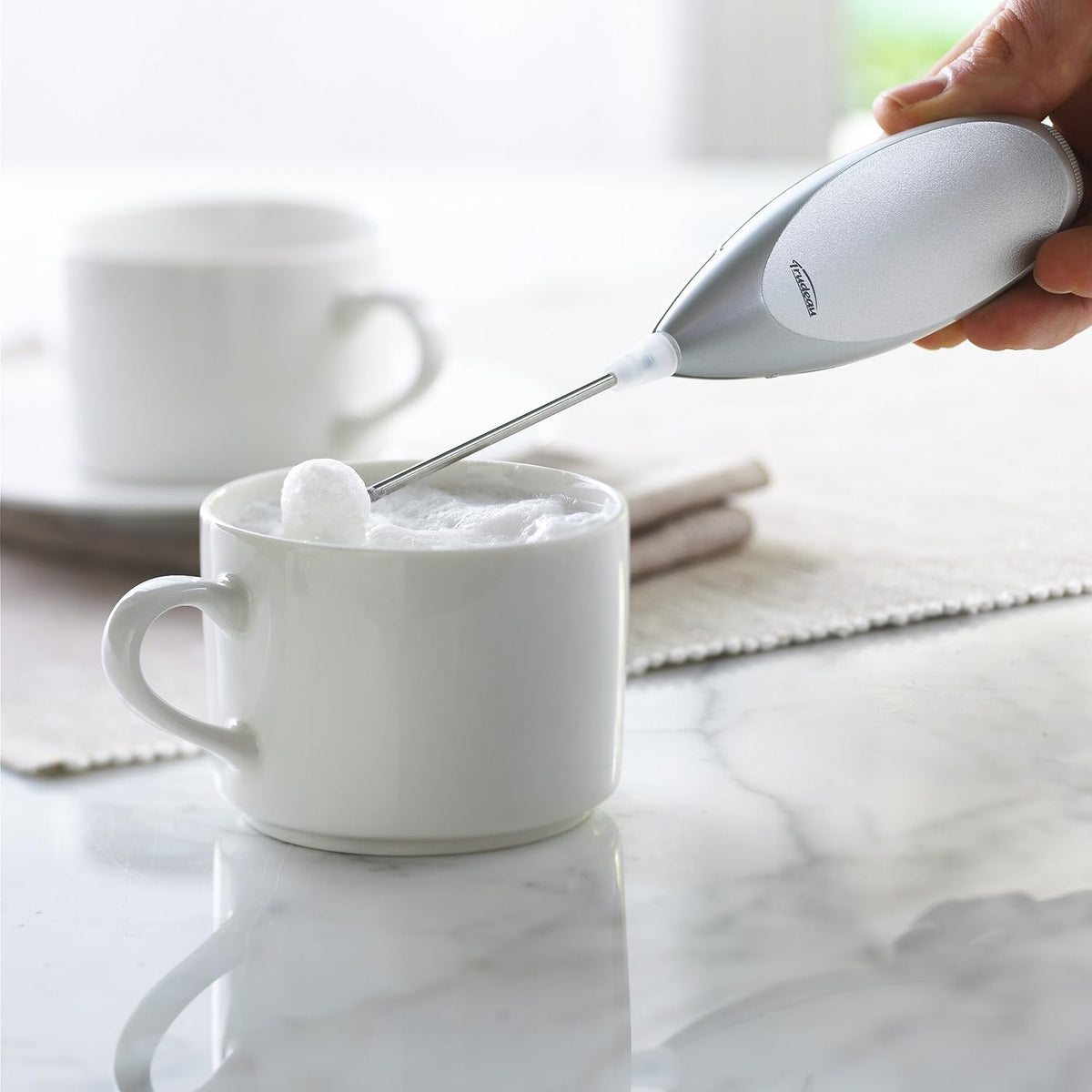 Trudeau - Stainless Steel Battery Milk Frother - 0801100