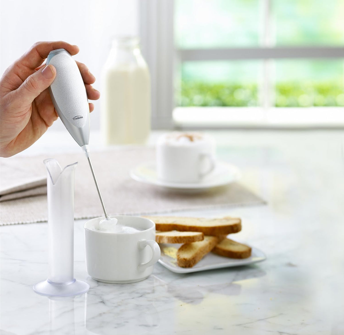 Trudeau - Stainless Steel Battery Milk Frother - 0801100
