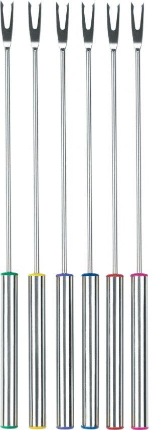 Trudeau - Stainless Steel Fondue Forks, Pack of 6 - 053230
