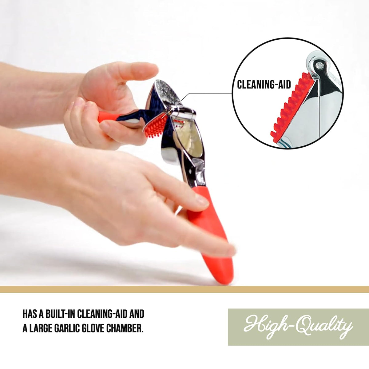 Trudeau - Stainless Steel Garlic Press - 0998018
