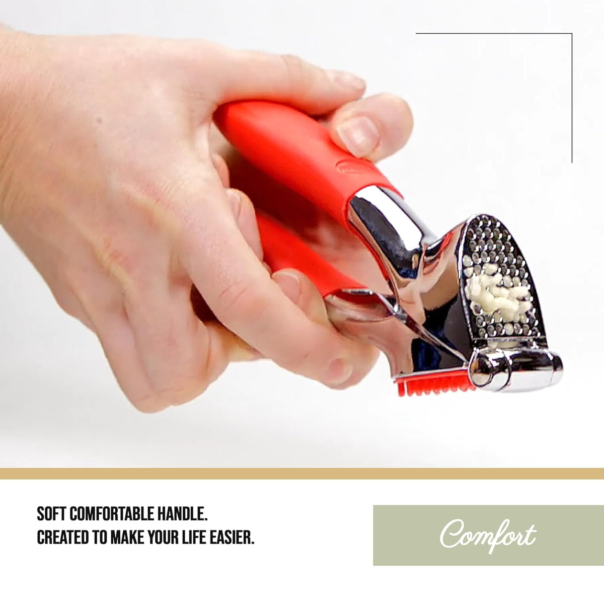 Trudeau - Stainless Steel Garlic Press - 0998018