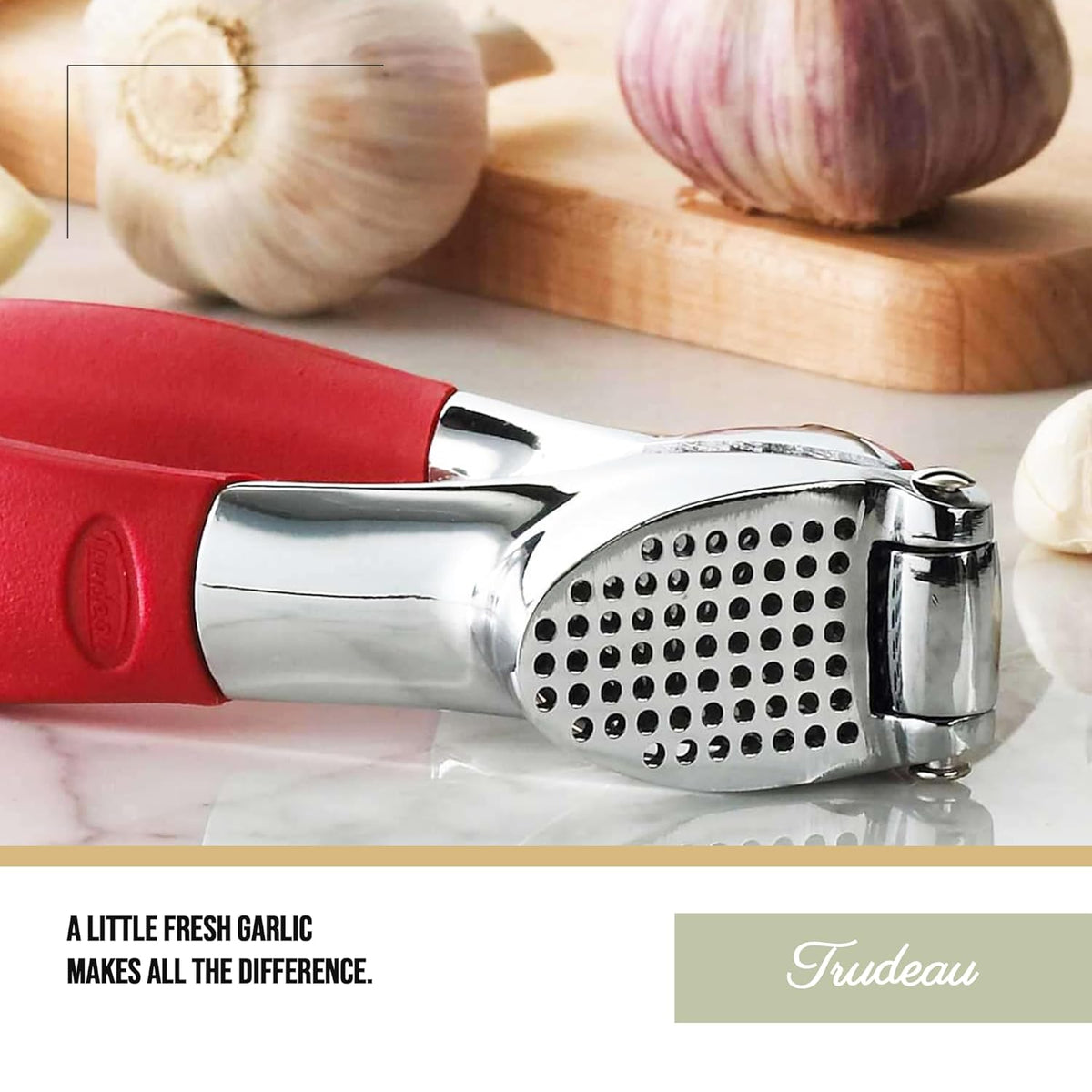 Trudeau - Stainless Steel Garlic Press - 0998018