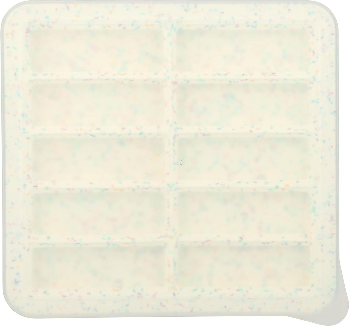 Trudeau - Structure Silicone Confetti 10 Cavity Protein Bar Pan With Lid - 05121039
