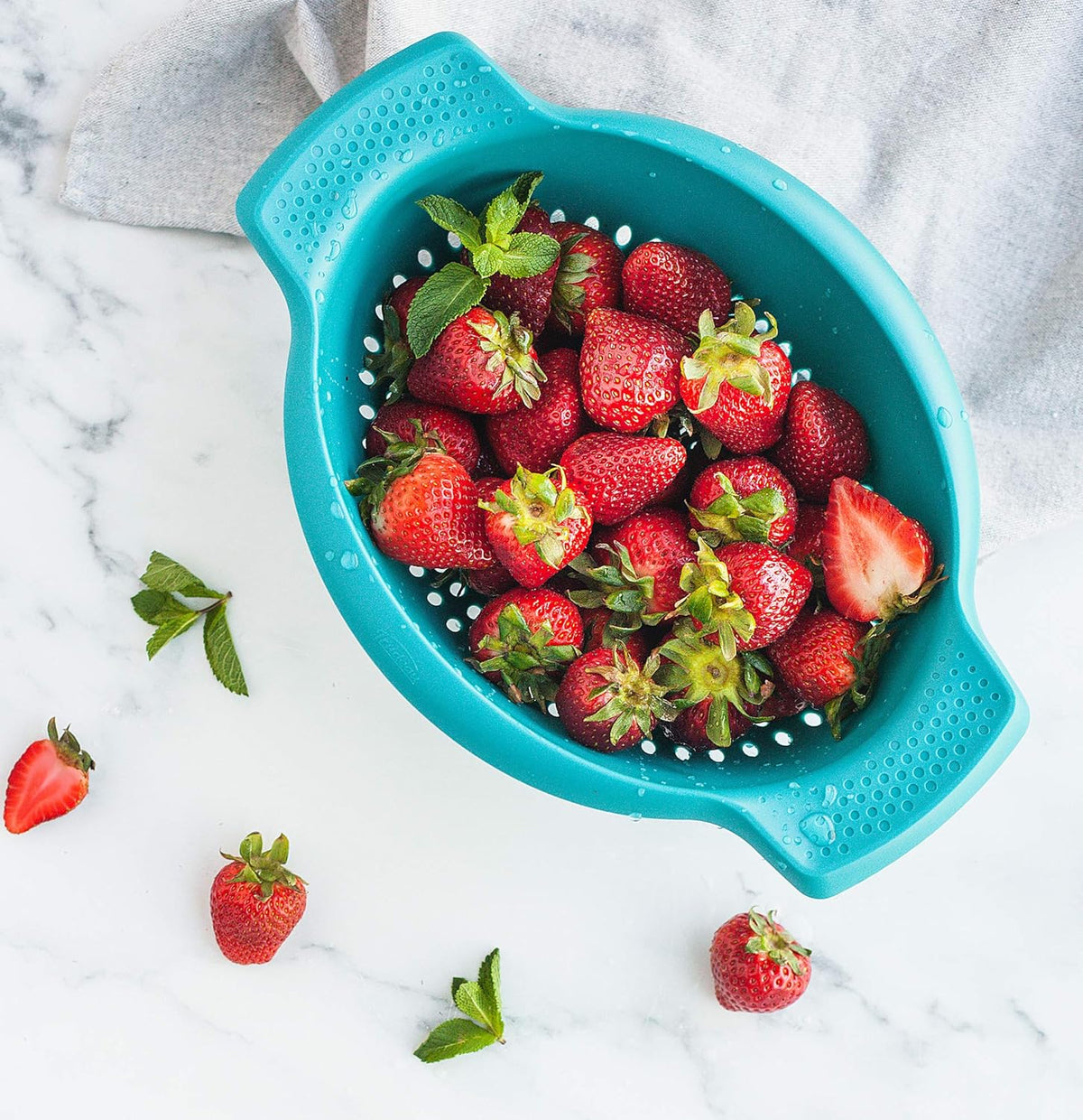 Trudeau - Tropical Blue Polypropylene Colander - 05117098