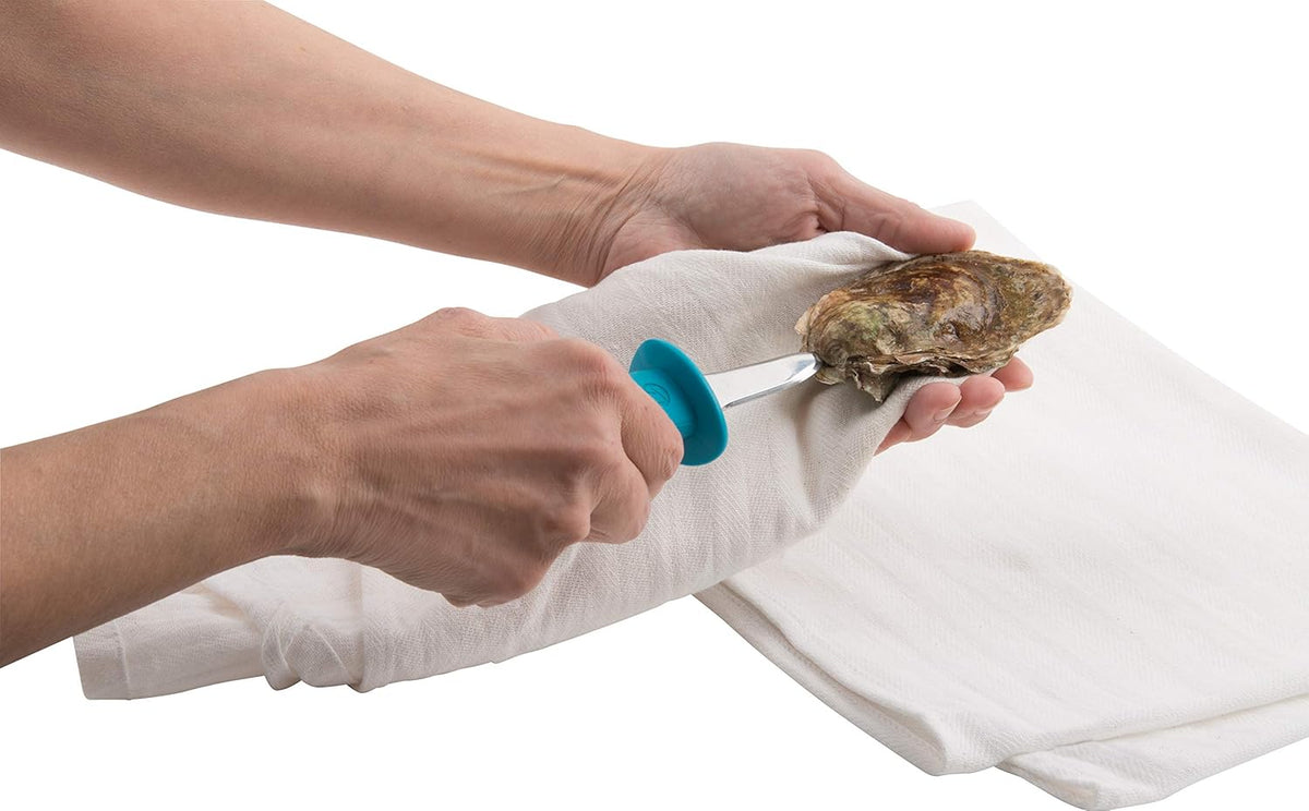 Trudeau - Tropical Blue Stainless Steel Oyster Knife - 05115074