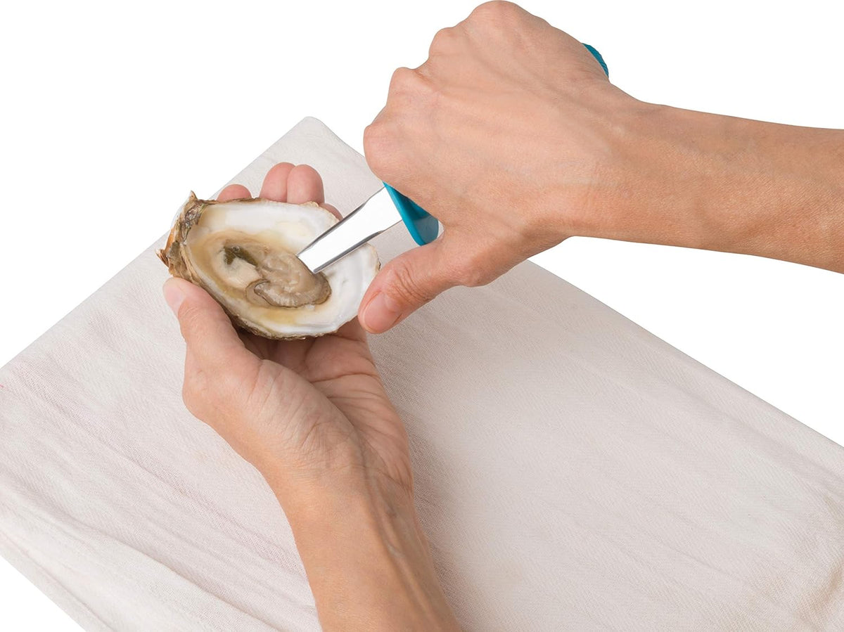Trudeau - Tropical Blue Stainless Steel Oyster Knife - 05115074