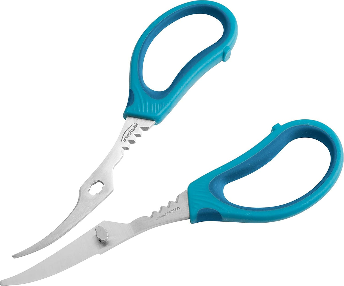 Trudeau - Tropical Blue Stainless Steel Seafood Shears - 05115084