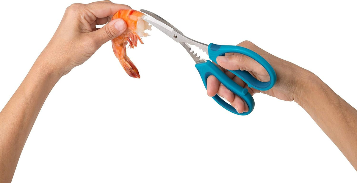Trudeau - Tropical Blue Stainless Steel Seafood Shears - 05115084