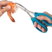 Trudeau - Tropical Blue Stainless Steel Seafood Shears - 05115084
