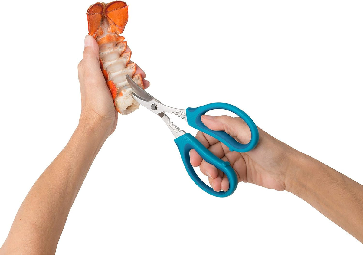 Trudeau - Tropical Blue Stainless Steel Seafood Shears - 05115084