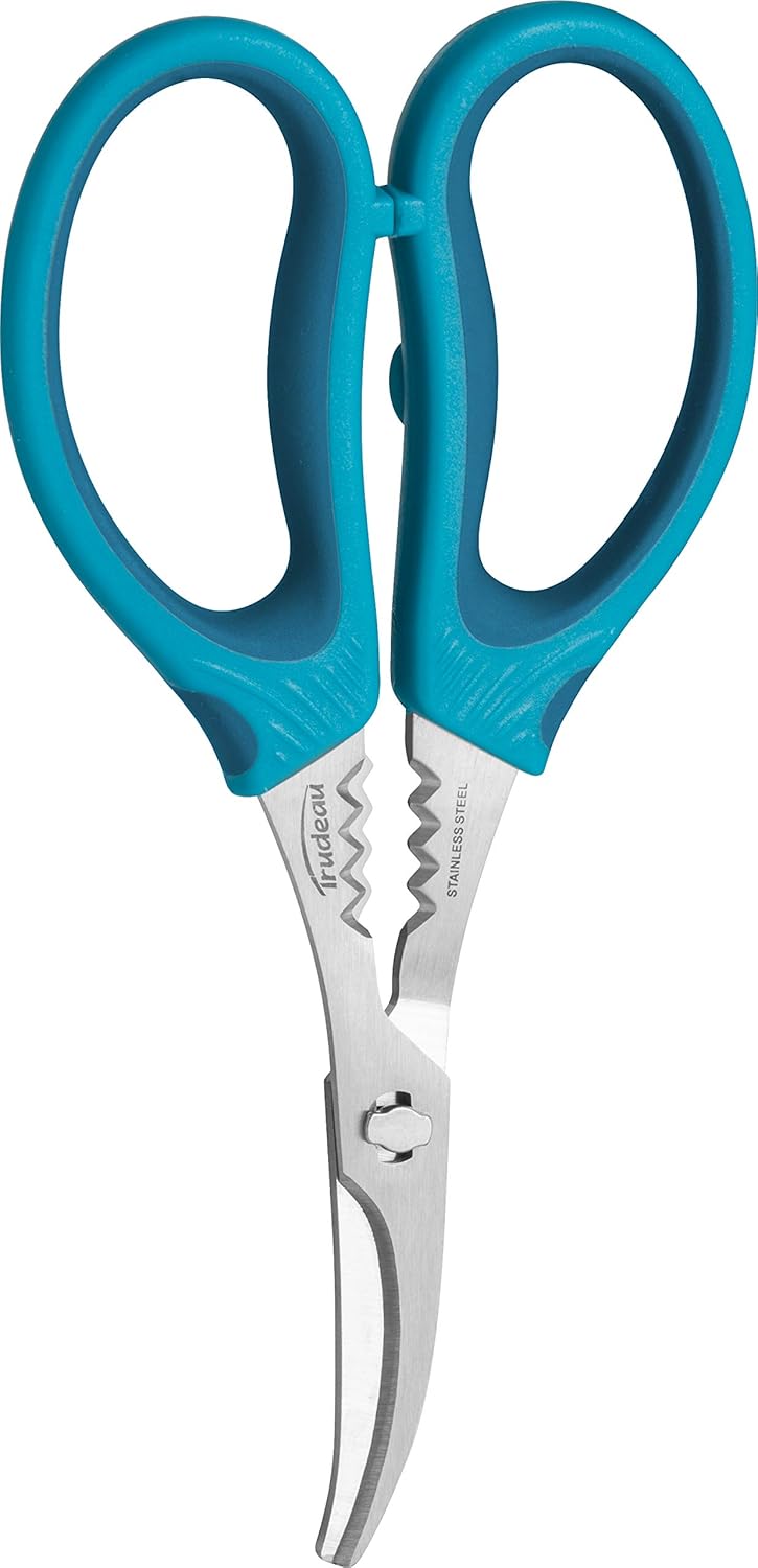 Trudeau - Tropical Blue Stainless Steel Seafood Shears - 05115084