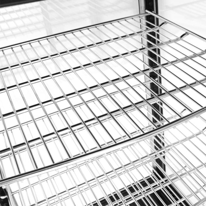 Turbo Air - 17" Diamond Show Case Glass Sided Countertop Display Refrigerator - CRT-77-1R-N (ETA 5-6 Weeks)