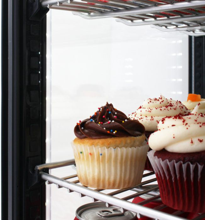 Turbo Air - 17" Diamond Show Case Glass Sided Countertop Display Refrigerator - CRT-77-1R-N (ETA 5-6 Weeks)