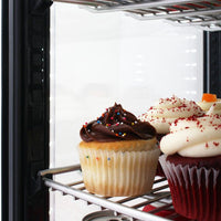 Turbo Air - 17" Diamond Show Case Glass Sided Countertop Display Refrigerator - CRT-77-1R-N (ETA 5-6 Weeks)