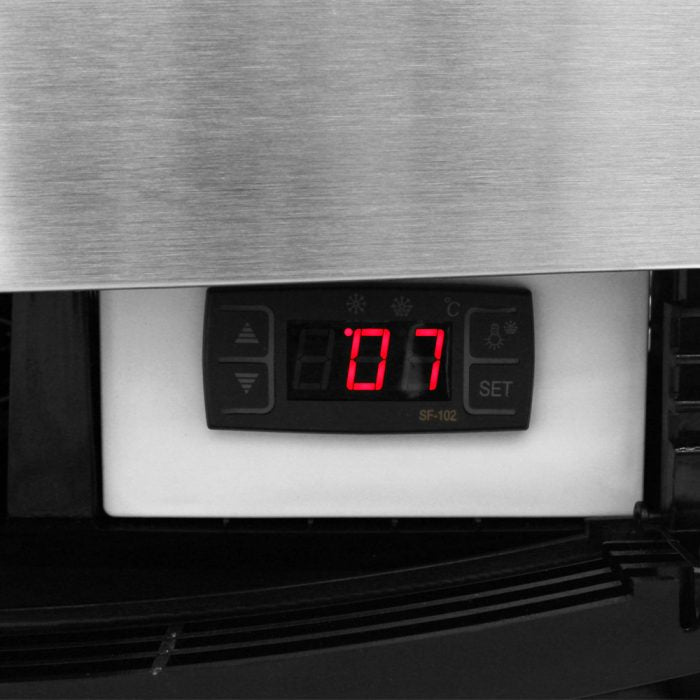 Turbo Air - 17" Diamond Show Case Glass Sided Countertop Display Refrigerator - CRT-77-1R-N (ETA 5-6 Weeks)