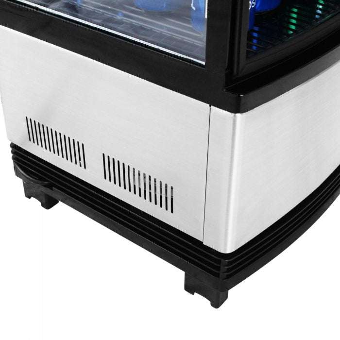 Turbo Air - 17" Diamond Show Case Glass Sided Pass-Thru Countertop Display Refrigerator - CRT-77-2R-N (ETA 5-6 Weeks)