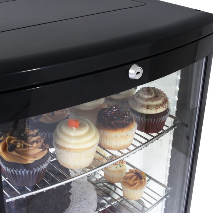Turbo Air - 17" Diamond Show Case Glass Sided Pass-Thru Countertop Display Refrigerator - CRT-77-2R-N (ETA 5-6 Weeks)