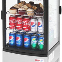 Turbo Air - 17" Diamond Show Case Glass Sided Pass-Thru Countertop Display Refrigerator - CRT-77-2R-N (ETA 5-6 Weeks)
