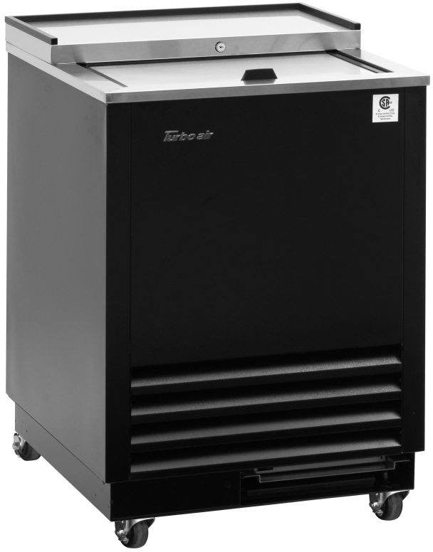 Turbo Air - 24.7" Super Deluxe Glass Chiller & Froster with 1 Black Lid - TBC-24SB-GF-N6 (ETA 5-6 Weeks)