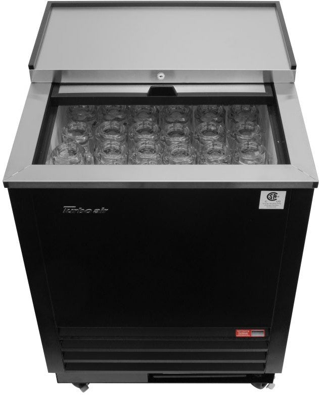 Turbo Air - 24.7" Super Deluxe Glass Chiller & Froster with 1 Black Lid - TBC-24SB-GF-N6 (ETA 5-6 Weeks)