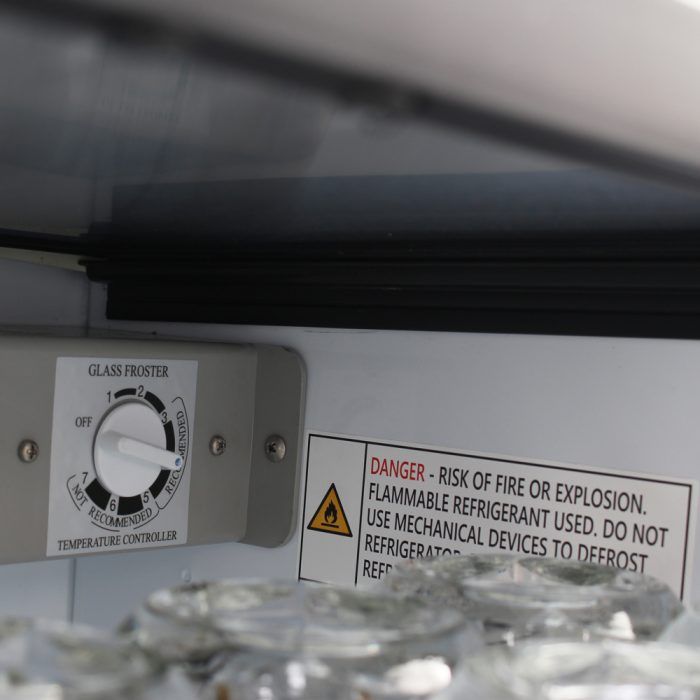 Turbo Air - 24.7" Super Deluxe Glass Chiller & Froster with 1 Black Lid - TBC-24SB-GF-N6 (ETA 5-6 Weeks)