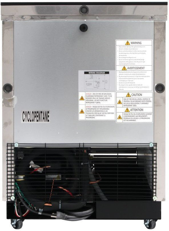 Turbo Air - 24.7" Super Deluxe Glass Chiller & Froster with 1 Stainless Steel Lid - TBC-24SD-GF-N6 (ETA 5-6 Weeks)